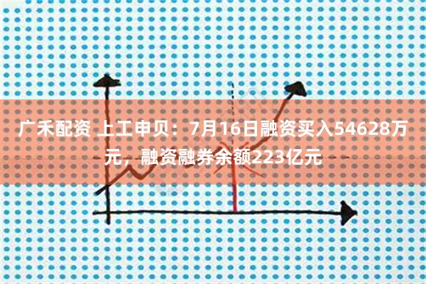 广禾配资 上工申贝：7月16日融资买入54628万元，融资融券余额223亿元